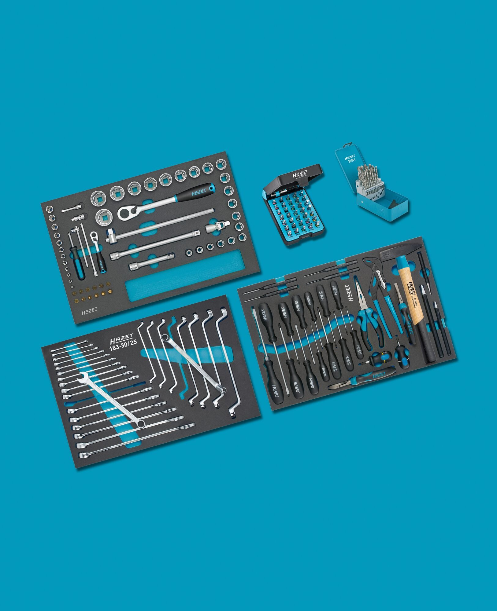 HAZET Gereedschapassortiment 0-178/169 · 169-delig