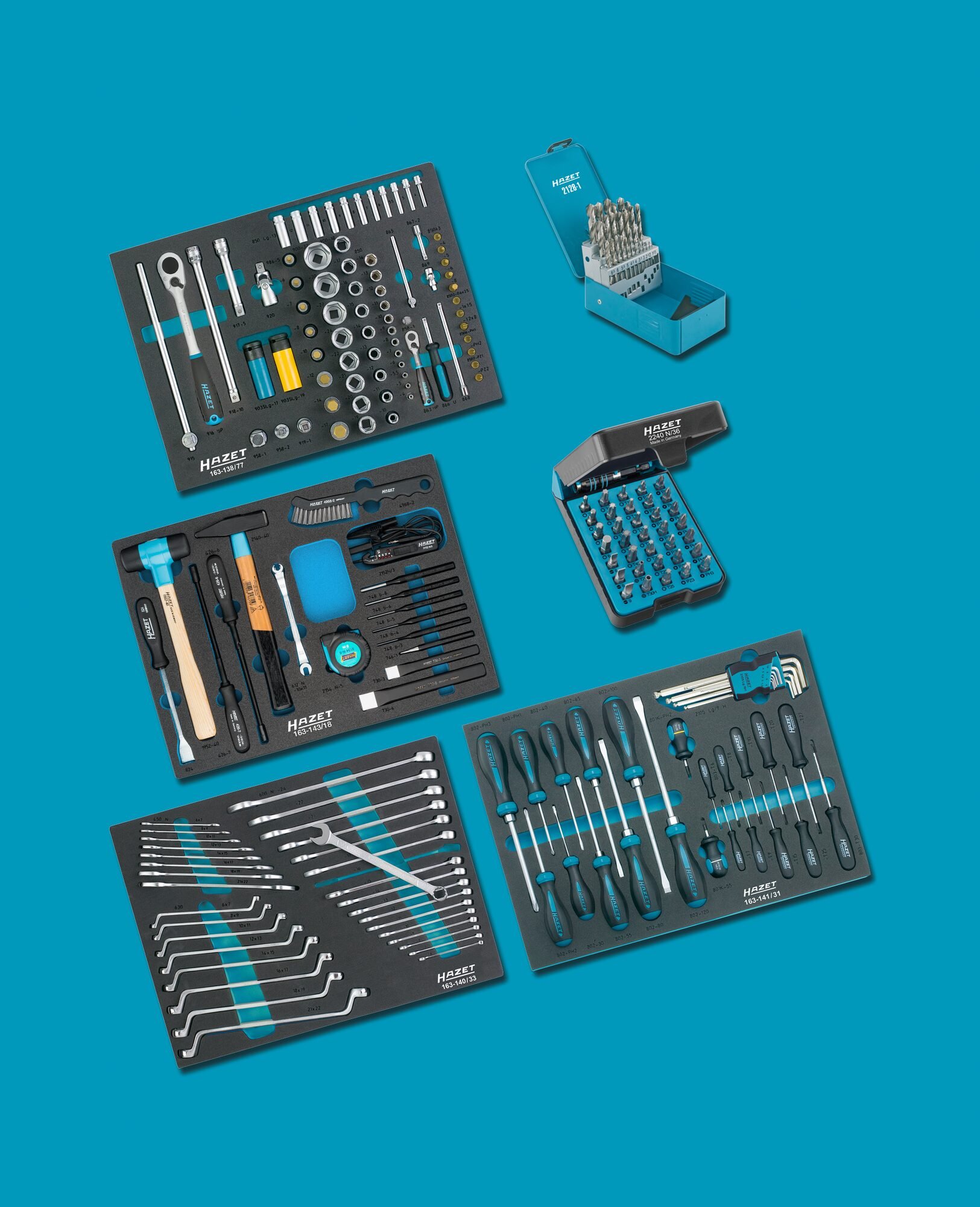 HAZET Gereedschapassortiment 0-179/220 · 220-delig