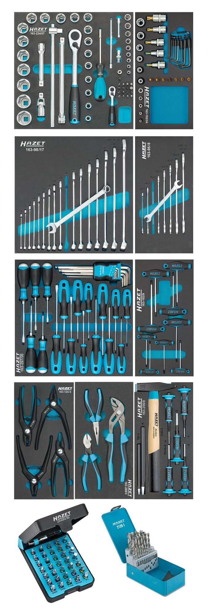 HAZET Gereedschapassortiment 0-6/217 · 217-delig