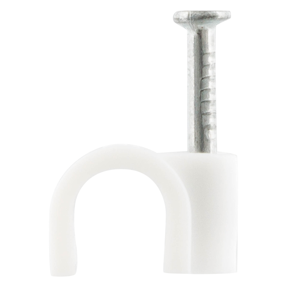 Kabelclip | Rond | 6 mm | Wit (200) - 00.530.37 afbeelding