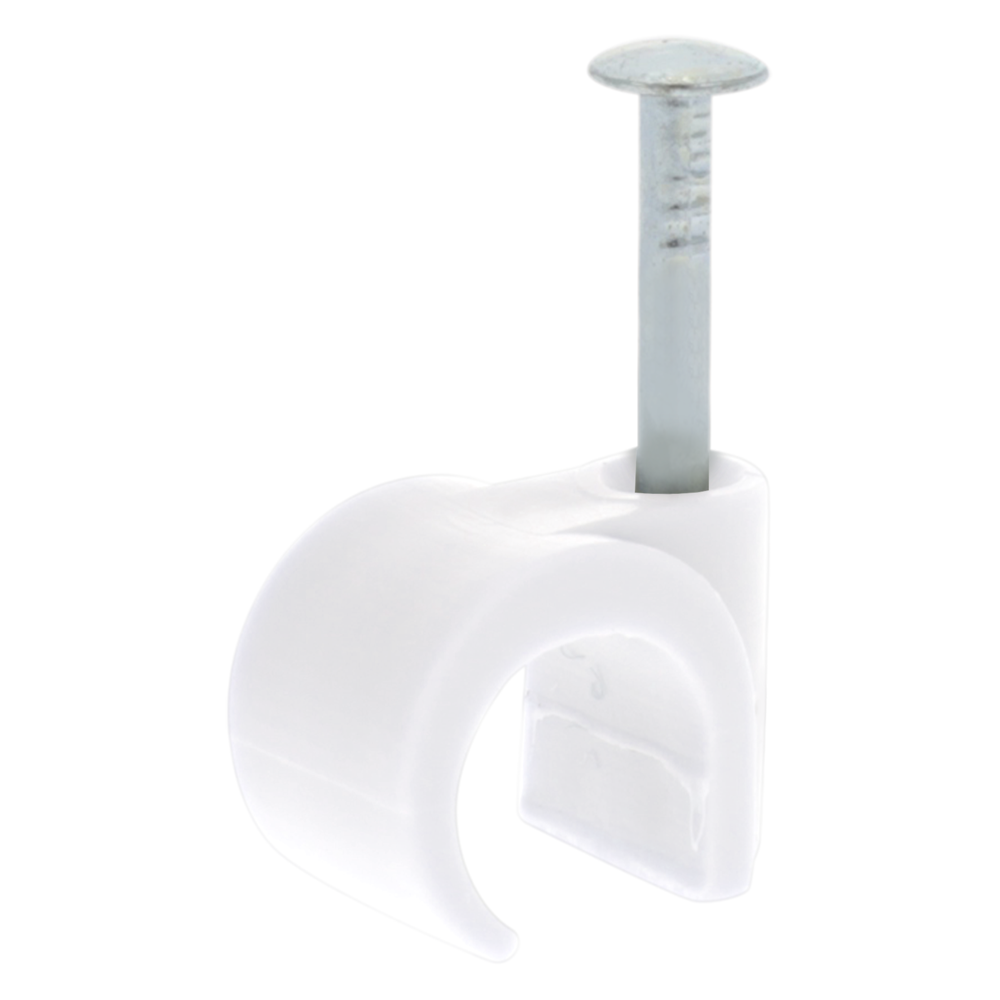 Kabelclip | Rond | 10 mm | Wit (120) - 00.530.40 afbeelding