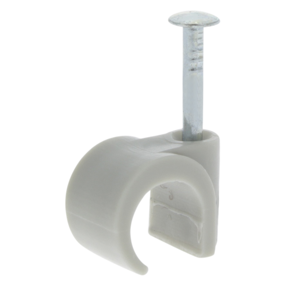 Kabelclip | Rond | 8-10 mm | Grijs (120) - 00.530.45