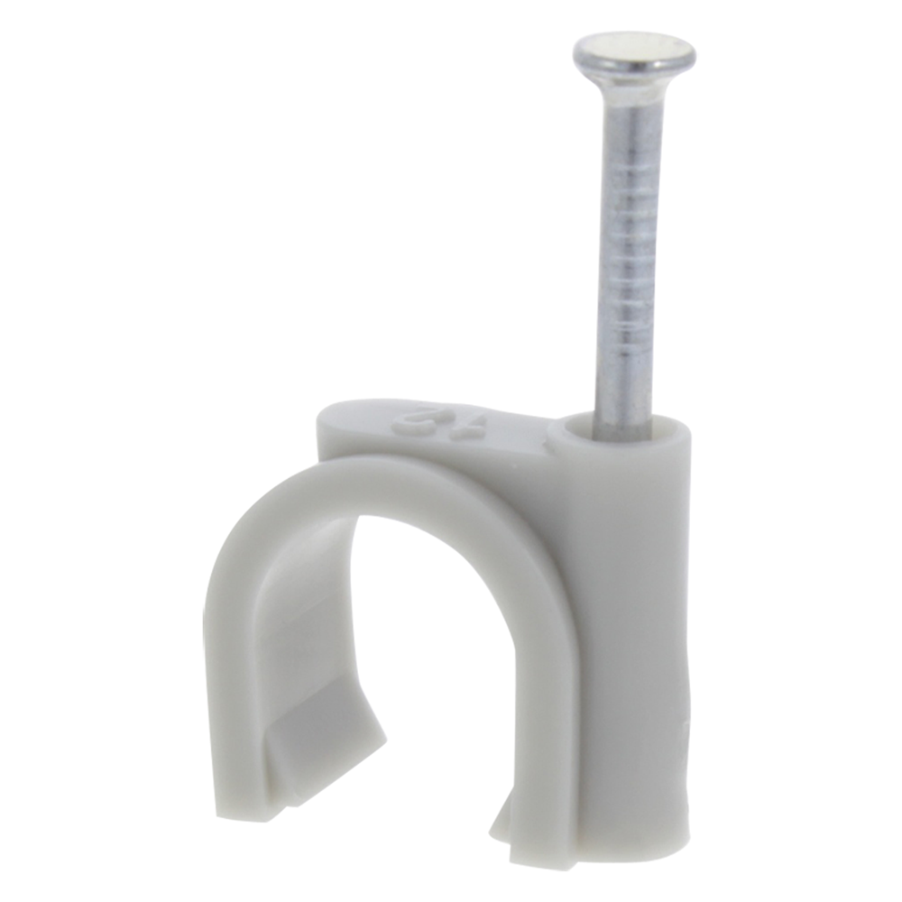 Kabelclip | Rond | 12 mm | Grijs (70) - 00.530.46 afbeelding 1