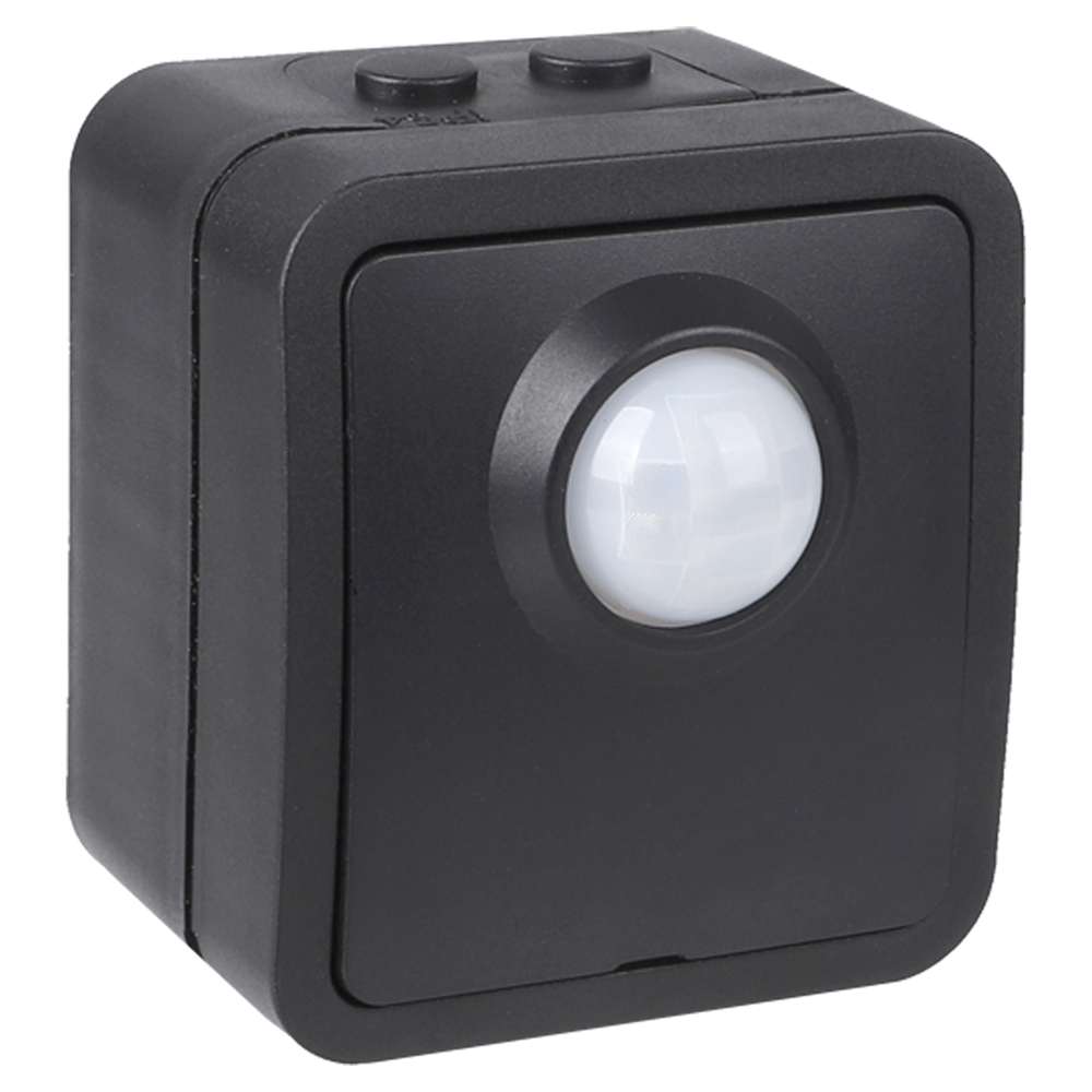Q-Link Bewegingsmelder | Opbouw | Met Sensor En Schakelaar | IP54 | Zwart - 00.946.95 afbeelding