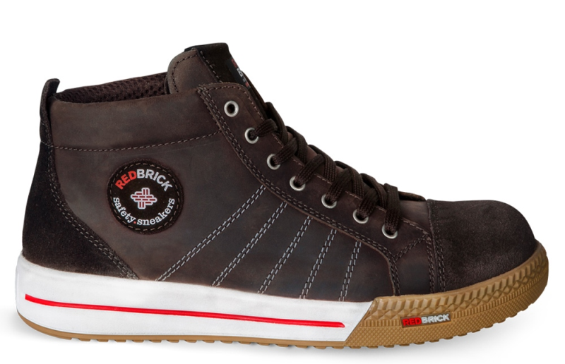 Redbrick Smaragd Sneaker Hoog S3 Bruin - Maat 47 - 11.083.008.47