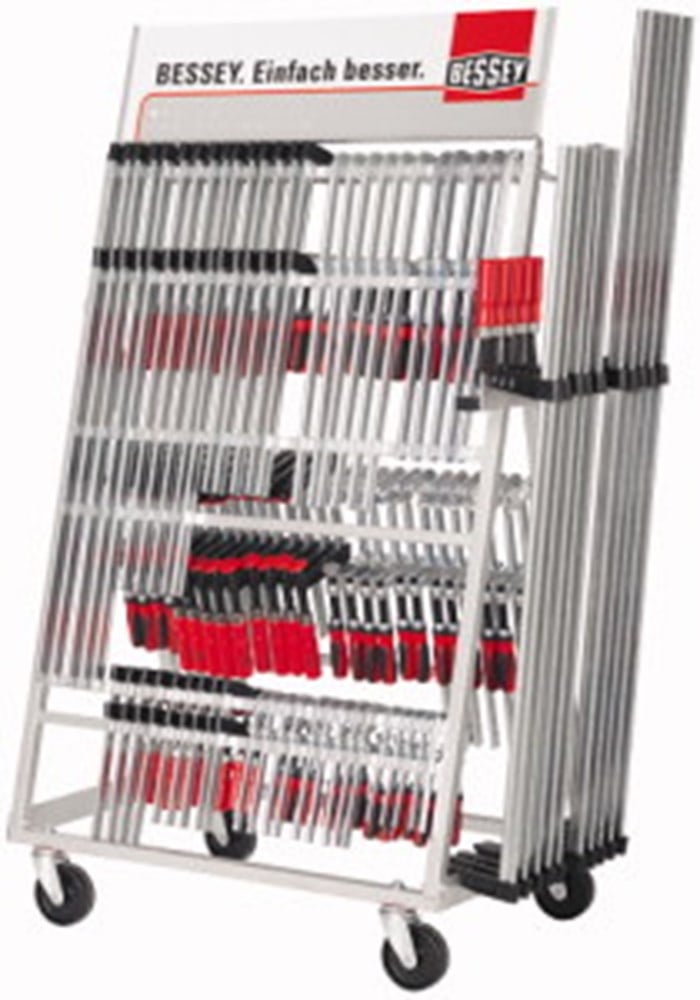 Bessey Lijmtangenwagen, incl. lijmtangen - ZW2-A99 - ZW2A99