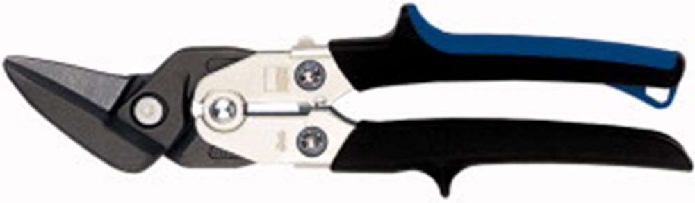 Erdi Doorloopplaatschaar | lengte 260 mm links | staal max. 1,2 mm | RVS max. 1 mm | 1 stuk - D27BL - D27BL