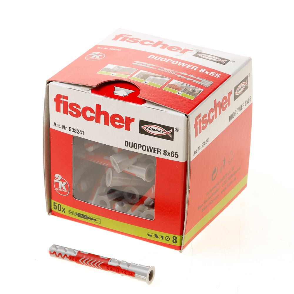 Fischer DUOPOWER 8x65 50 St - 538241
