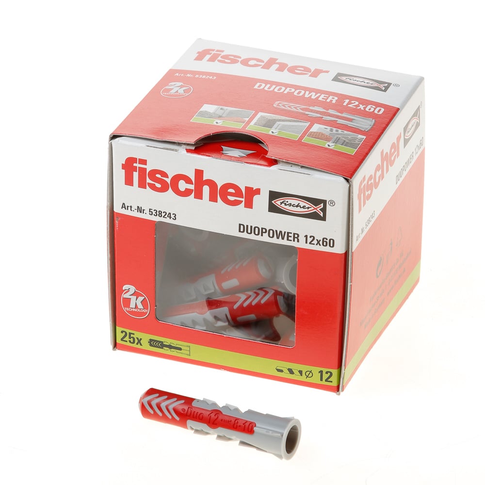 Fischer DUOPOWER 12x60 25 St - 538243