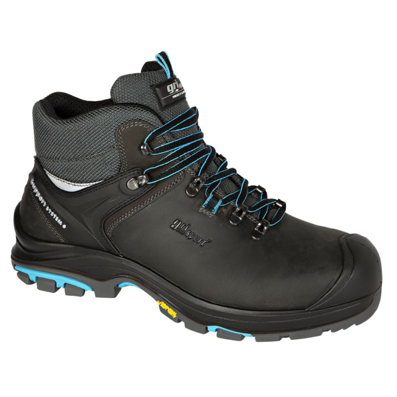 Grisport Safety Helios / 33502 Hoog S3 Zwart/Blauw - Maat 42 - 11.049.044.42