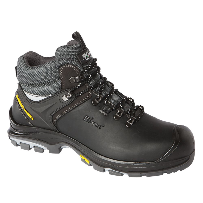 Grisport Safety Yucon / 33506 Hoog S3 Zwart/Grijs - Maat 43 - 11.049.048.43