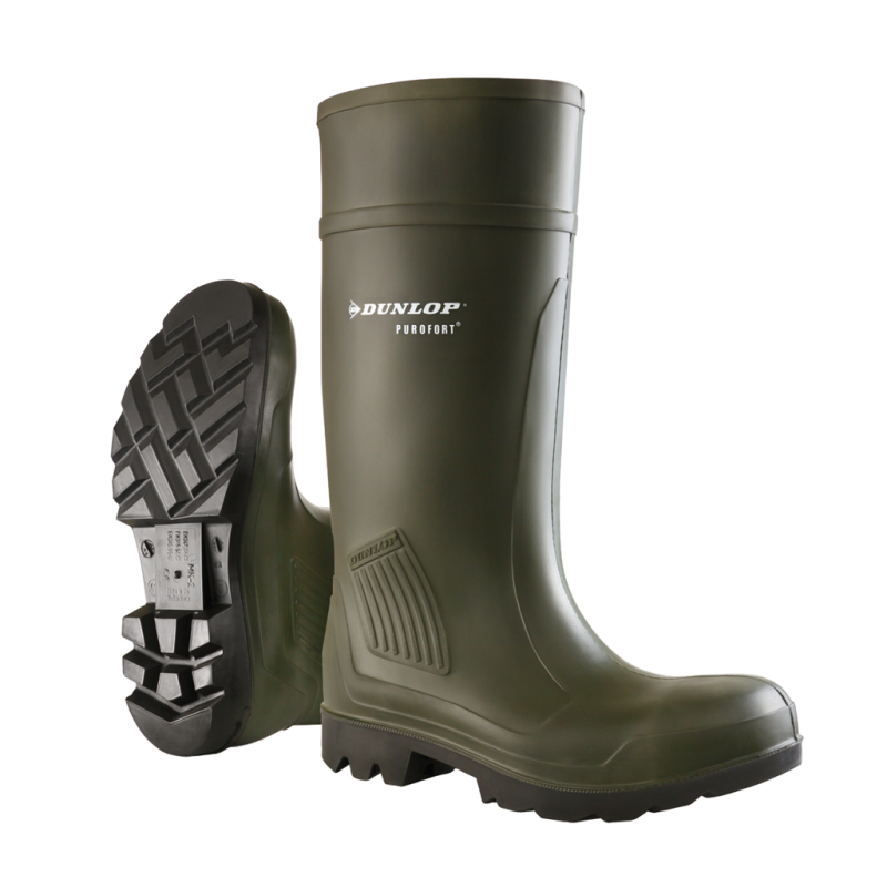 Dunlop D460933 Purofort Professional (onbeveiligd) | Donkergroen | Maat 48 - 15.032.038.48