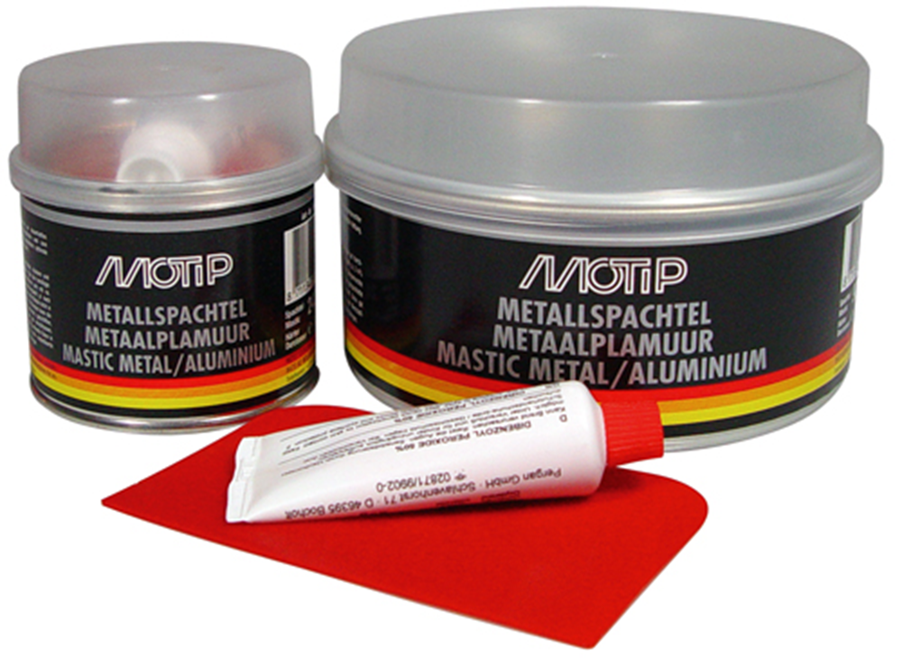 MOTIP Metaalplamuur | Zilvergrijs | 1kg 00087