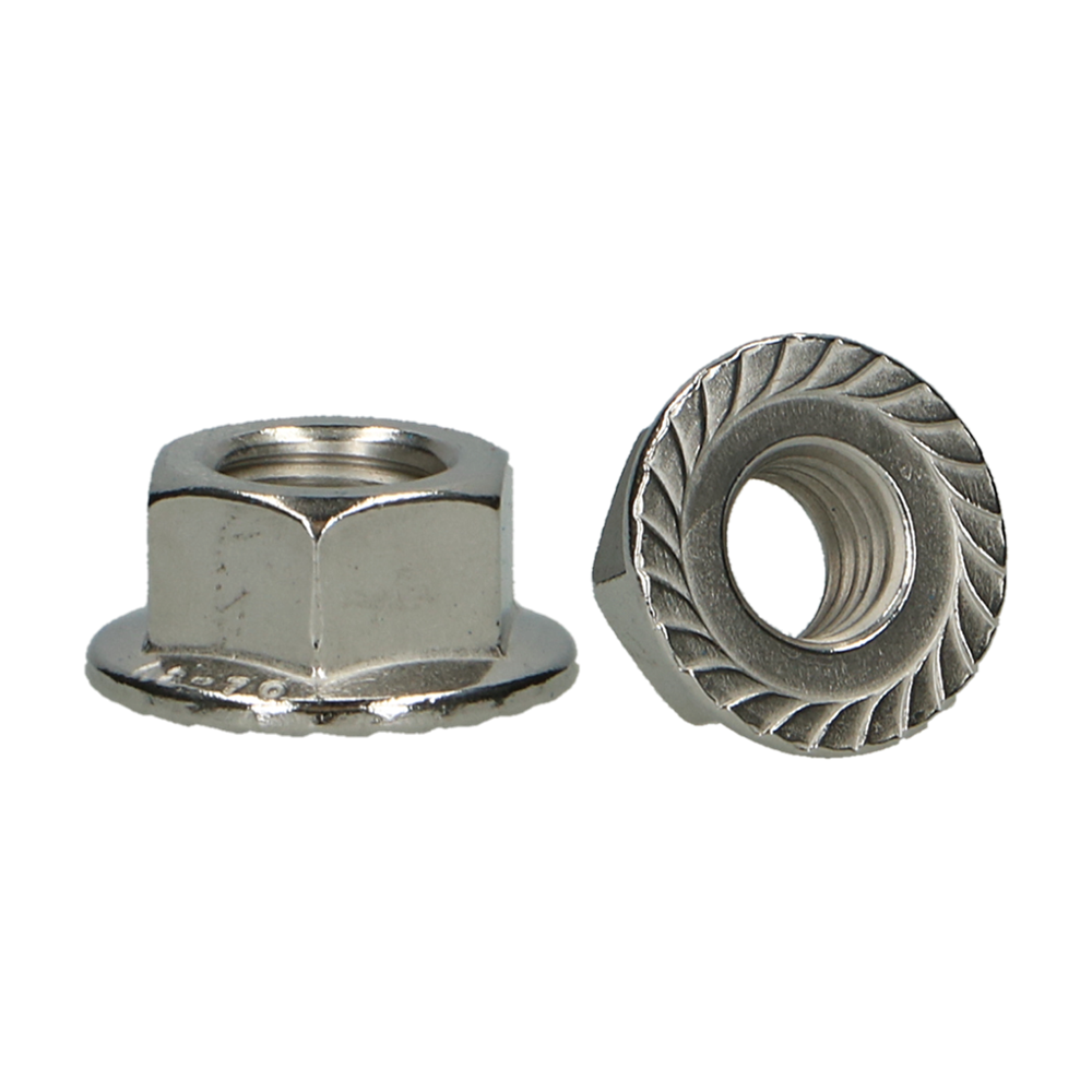 pgb-Europe PGB-FASTENERS | Gekartelde moer DIN 6923 M 5 A2 | 200 st 0000GMA0000503