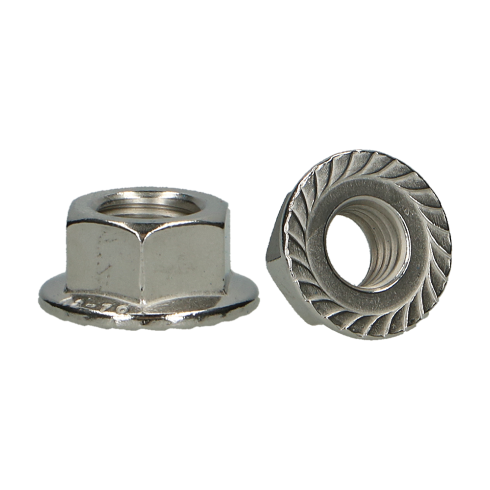 pgb-Europe PGB-FASTENERS | Gekartelde moer DIN 6923 M 8 A2 | 200 st 0000GMA0000803