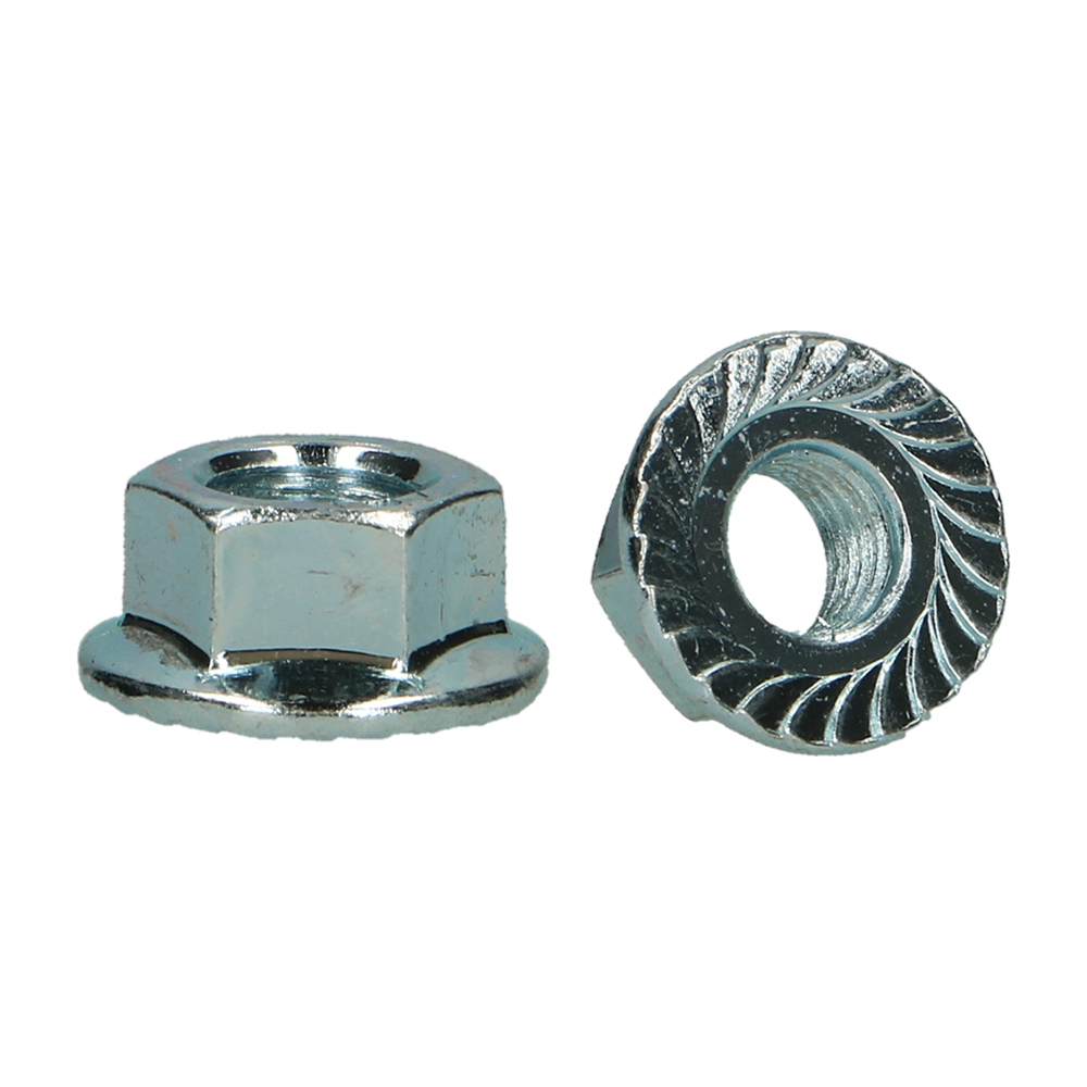 pgb-Europe PGB-FASTENERS | Gekartelde moer Kl8 D6923 M6 Zn | 200 st - 0000GM80100603