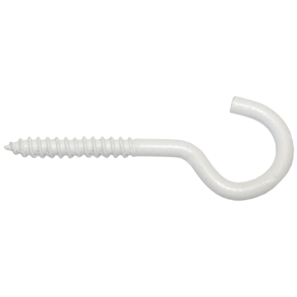 pgb-Europe PGB-FASTENERS | Schroefhaak Ø 2,15x20x10 st/epoxy wit 0000SH071021500103