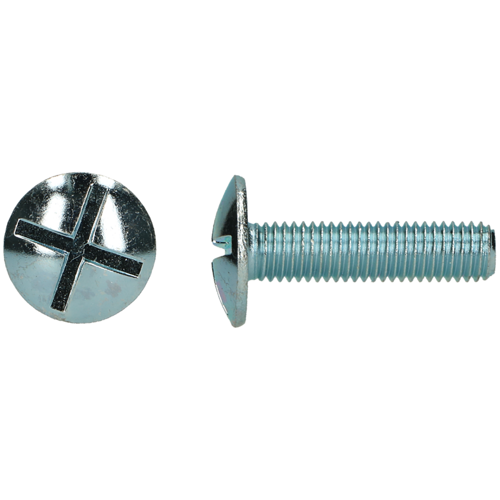 pgb-Europe PGB-FASTENERS | Platbolkopschroef oef dubbel gleuf M8x35 Zn | 100 st 0000VP001008000353