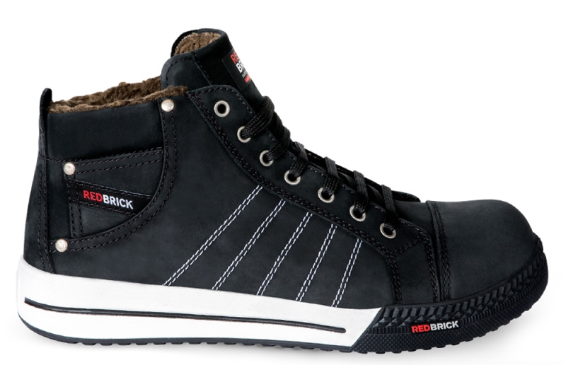 Redbrick Ice Sneaker Hoog S3 Gevoerd Zwart - Maat 43 - 11.083.037.43