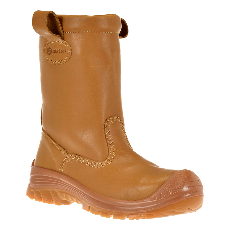 Sixton 81156-00 Montana Ongevoerd S3 + KN Laars | Naturel | Maat 44 - 11.091.053.44