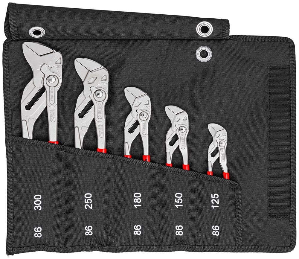 Knipex Sleuteltangenset 5-delig in roltas - 00 19 55 S4 - 001955S4