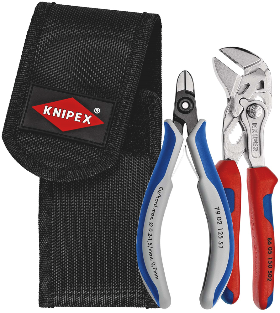 Knipex Demontage Set Voor Kabelverbinders | 1 x 86 05 150 S02, 1 x 79 02 125 S1 - 00 19 72 V01