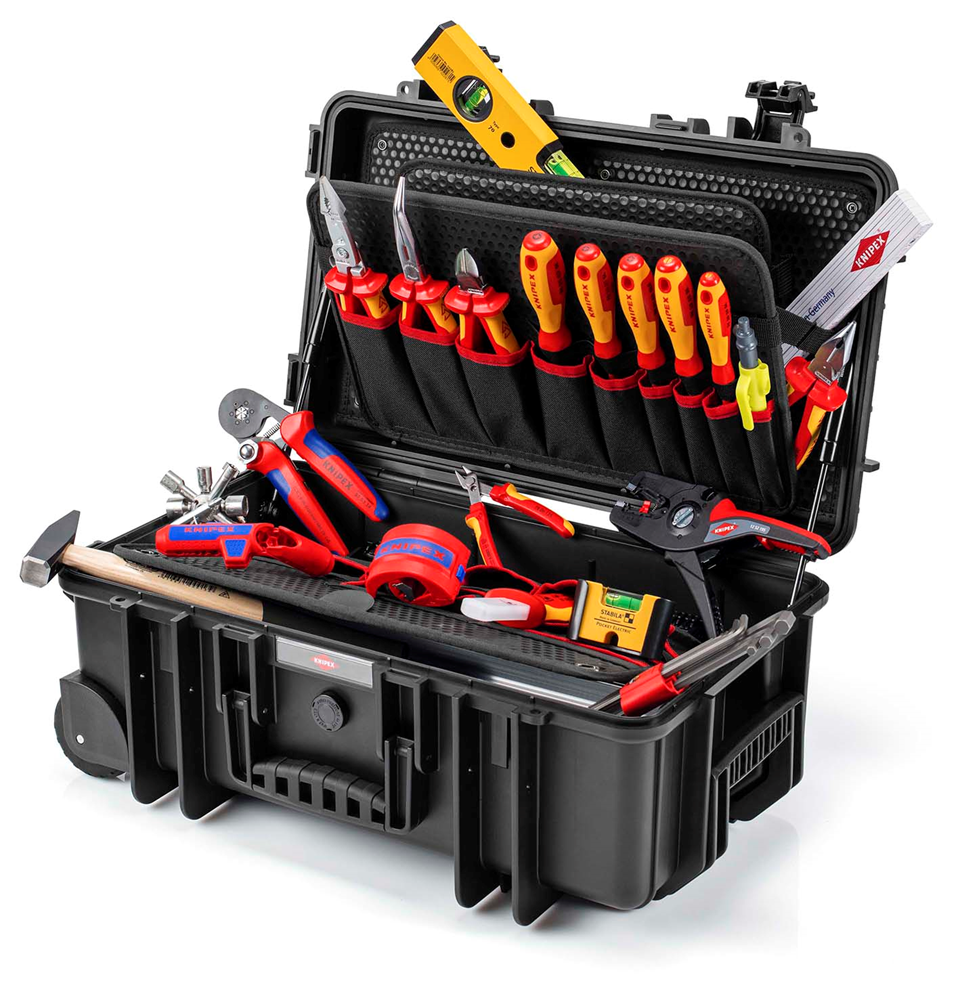 Knipex Gereedschapskoffer "Robust26 Move" Elektro | 23-delig - 00 21 33 E