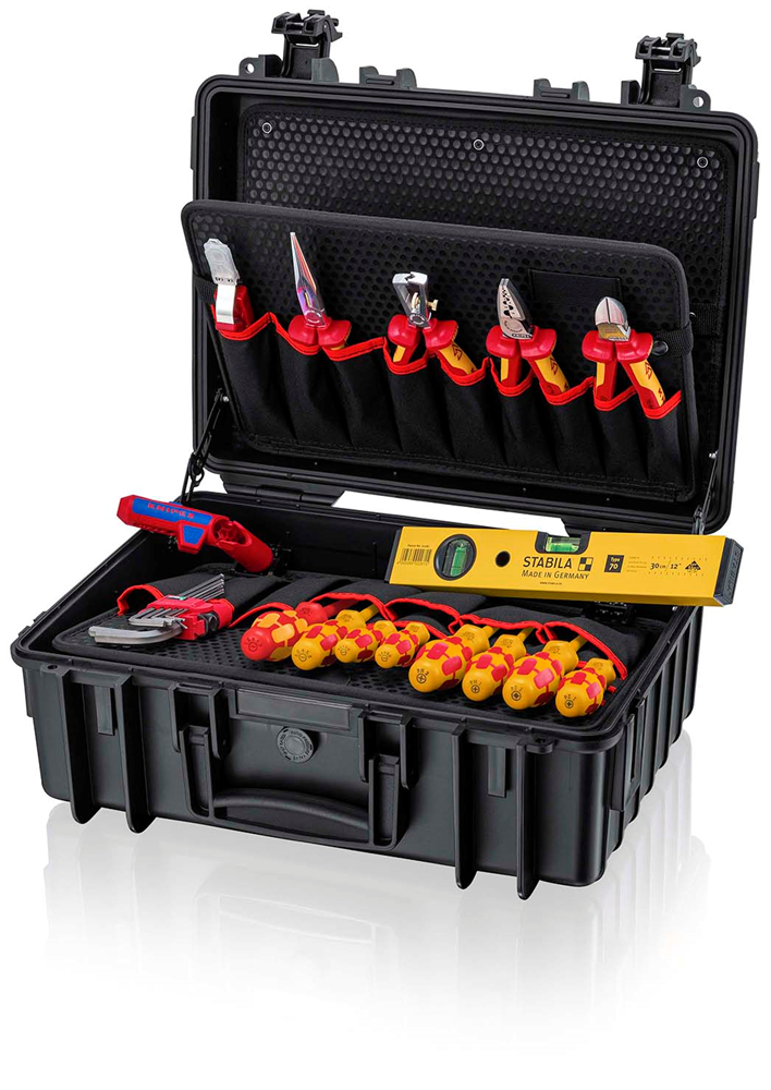 Knipex Gereedschapskoffer "Robust23 Start" Elektro | 24-delig - 00 21 34 HL S2