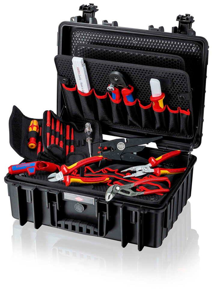 Knipex Gereedschapskoffer "Robust23" Elektro | 8-delig - 00 21 35