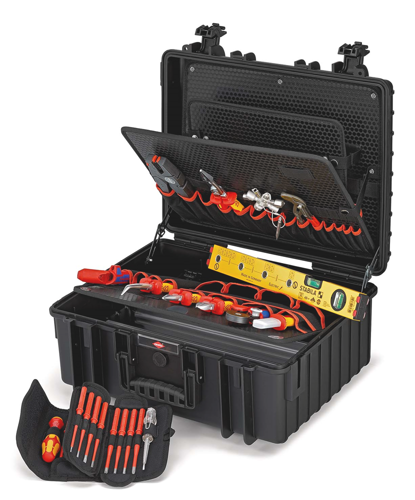 Knipex Gereedschapskoffer "Robust34" Elektro | 11-delig - 00 21 36