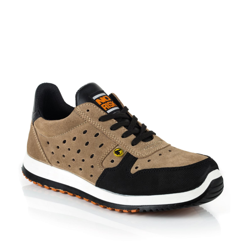 No Risk Runner Laag S1P ESD Beige/Zwart - Maat 39 - 11.071.014.39
