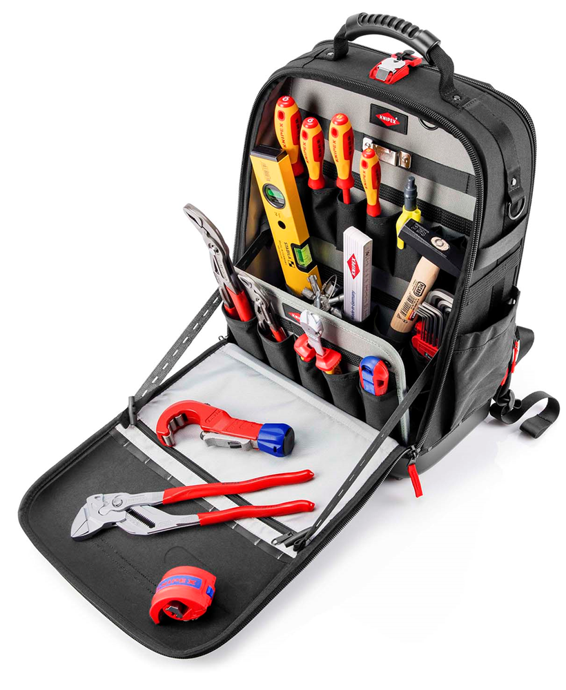Knipex Gereedschapsrugzak Modular X18 voor sanitair | 17-delig - 00 21 50 S