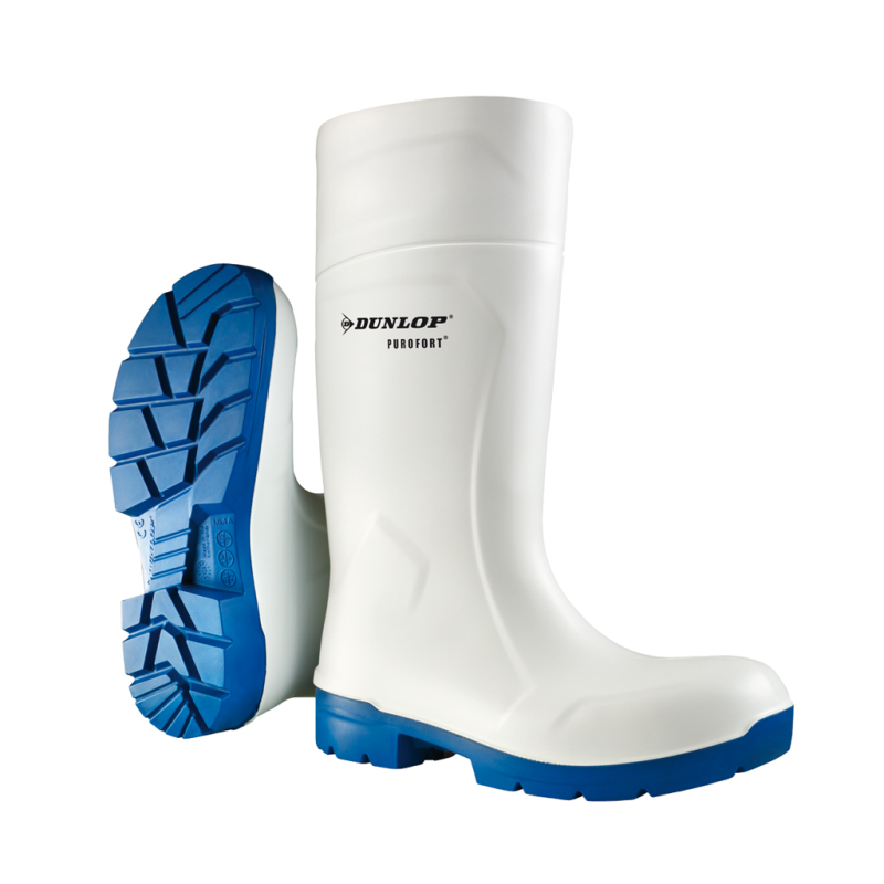 Dunlop CA61131 Purofort FoodPro Multigrip S4 Wit/Blauw - Maat 43 - 15.036.68.43