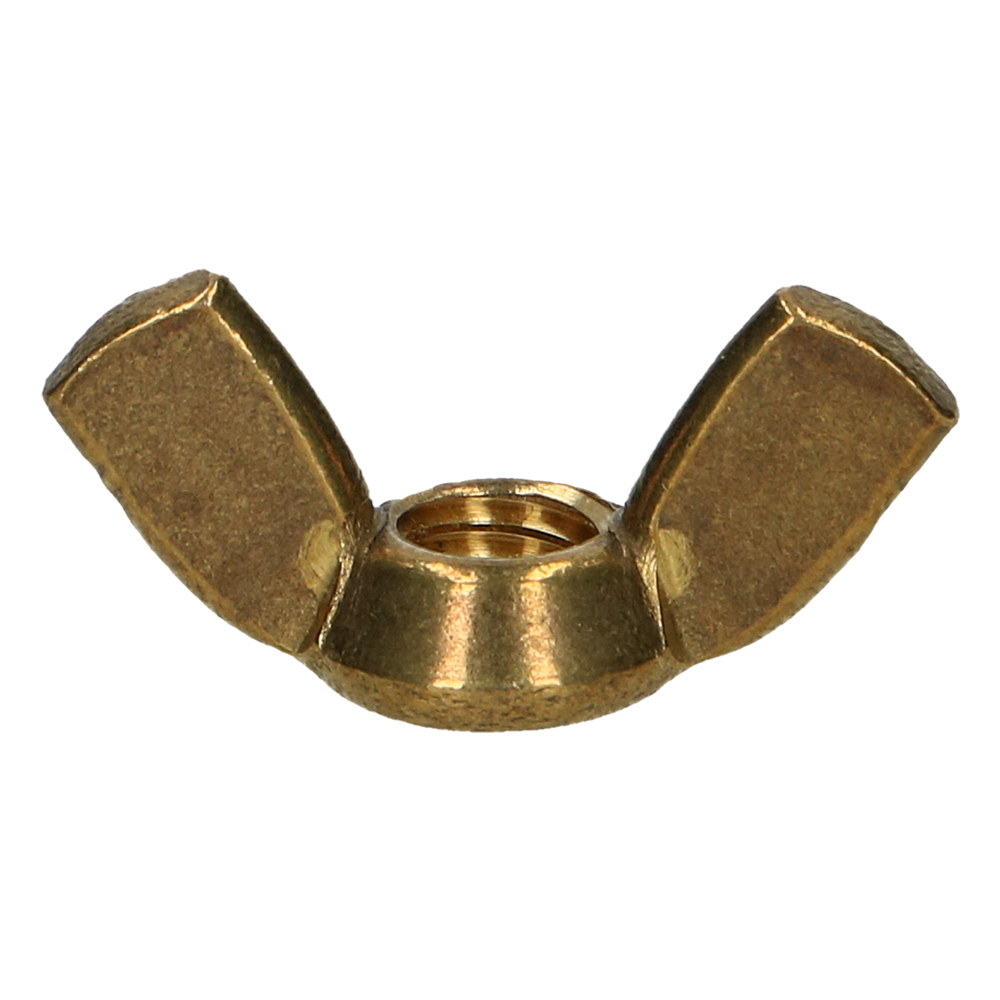 pgb-Europe PGB-FASTENERS | Vleugelmoer DIN 314 M 8 Messing | 100 st 000314MS000803