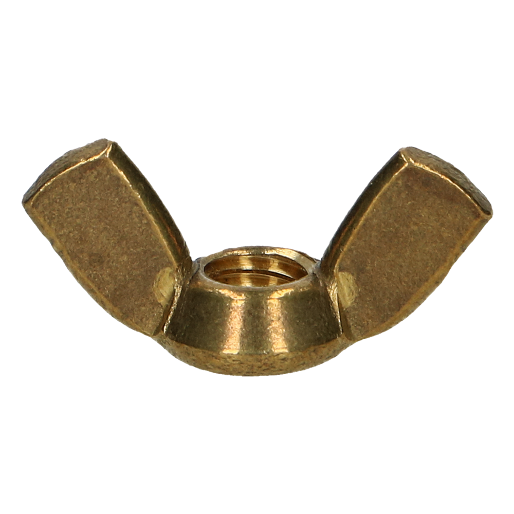 pgb-Europe PGB-FASTENERS | Vleugelmoer DIN 314 M 4 Messing | 500 st 000314MS000403