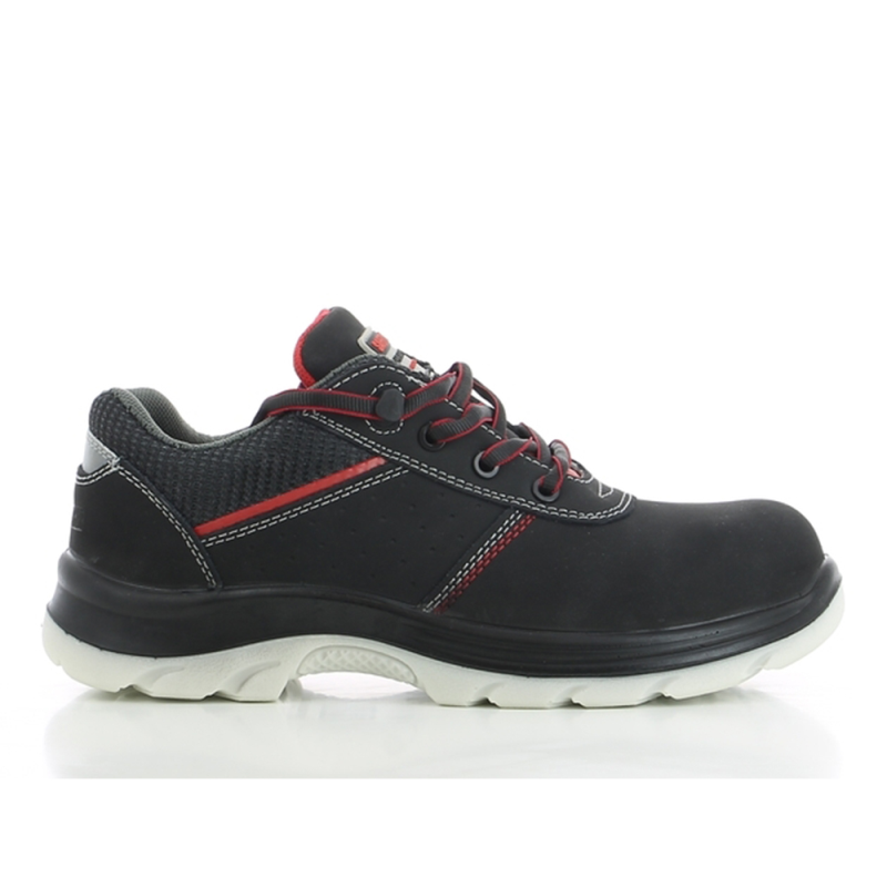 Safety Jogger Vallis Laag S3 | Zwart/Rood | Maat 47 - 00.118.071.47