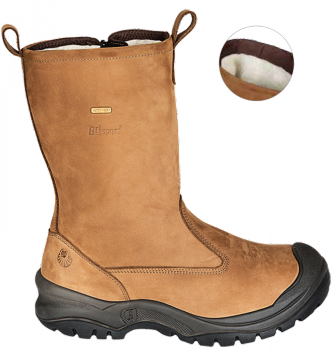 Grisport Safety Laars 72715C+L Gevoerd/ 33267 S3 + Rits | Cognac | Maat 40 - 11.049.070.40