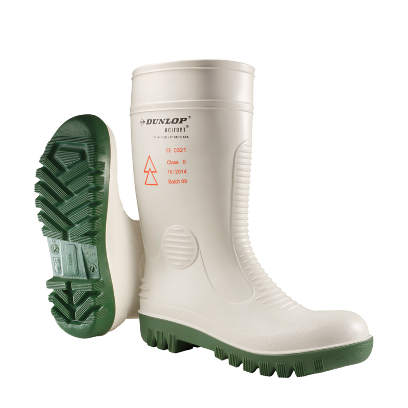 Dunlop A571411 High Voltage beveiligd SB Wit/Groen - Maat 43 - 00.036.001.43