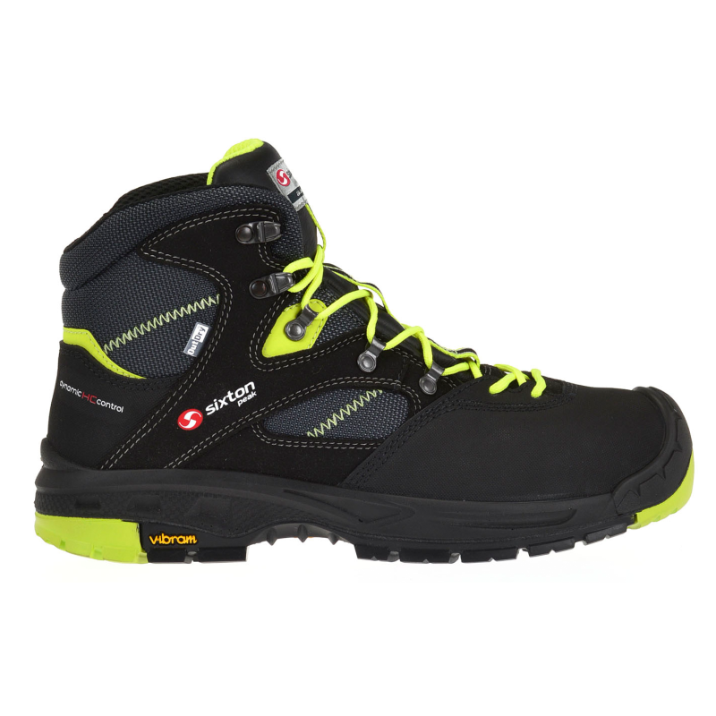 Sixton Peak 30334-00 Ortisei HG S3 Outdry Zwart/Geel - Maat 38 - 00.091.001.38