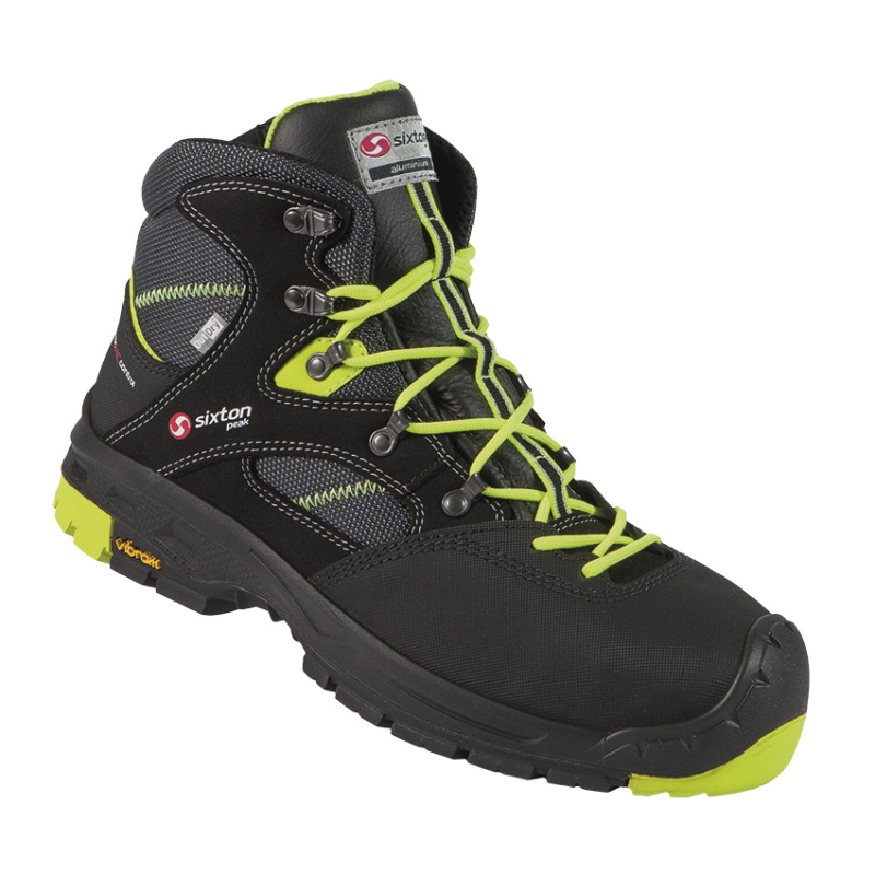 Sixton Peak 30334-00 Ortisei HG S3 Outdry Zwart/Geel - Maat 44 - 00.091.001.44