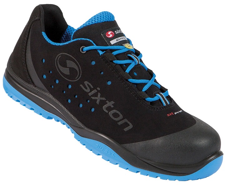Sixton Peak 91328-03 Cuban LG S1 ESD Zwart/Blauw - Maat 35 - 00.091.011.35
