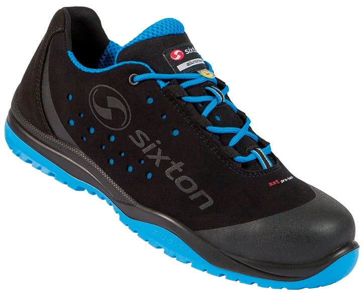 Sixton Peak 91328-03 Cuban LG S1 ESD Zwart/Blauw - Maat 45 - 00.091.011.45