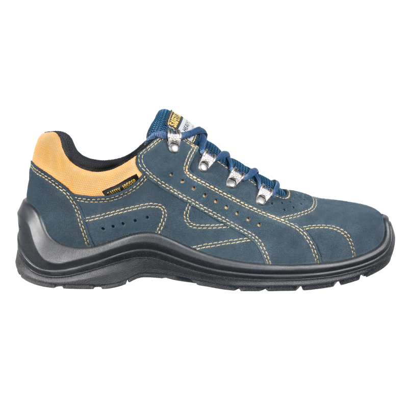 Titan Laag S1P Blauw/Geel - Maat 40