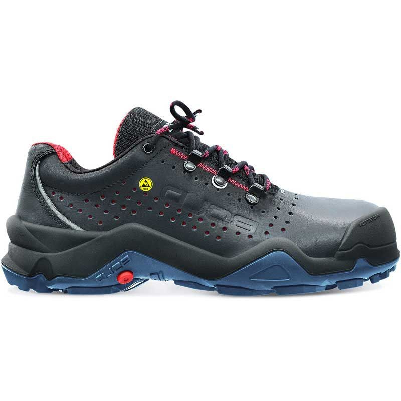 HKS Werkschoen Alfa 1 STP Geperforeerd Laag S1P ESD | Zwart/Blauw | Maat 47 - 00.162.017.47 afbeelding 1