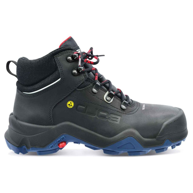 HKS Werkschoen Delta 1 STP Hoog S3 ESD | Zwart/Blauw | Maat 46 - 00.162.026.46 afbeelding 1