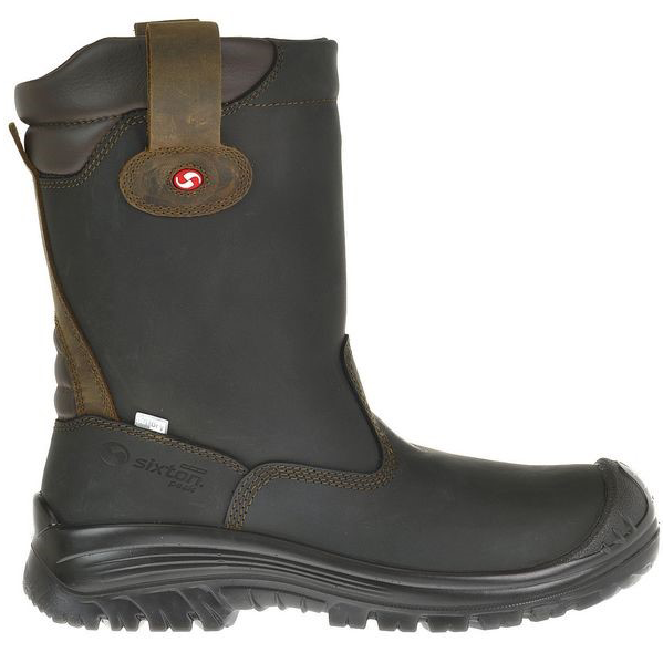 Sixton Peak 81411-06 Ranch Laars Hdry Hoog S3 KN +ESD | Zwart/Bruin | Maat 40 - 00.091.125.40