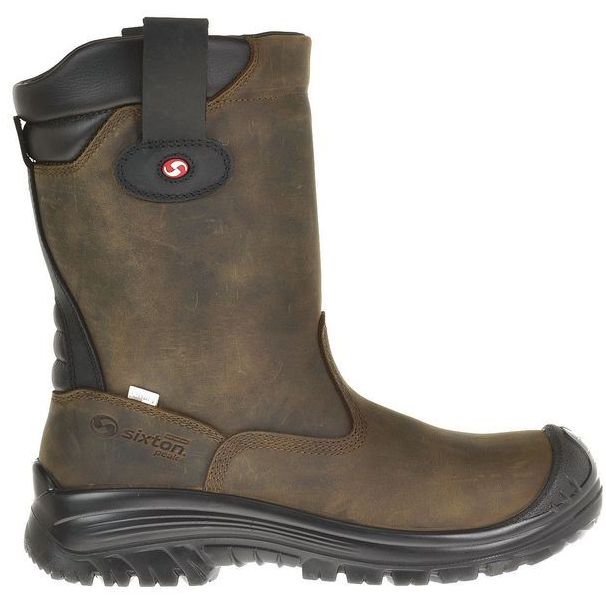 Sixton Peak 81411-07 Ranch Laars Hdry Hoog S3 + KN Gevoerd | Bruin/Zwart | Maat 41 - 00.091.126.41