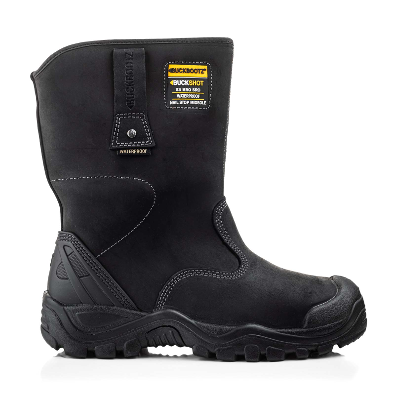 BuckBootz Werkschoen Buckshot Werklaars BSH010 S3 | Donkerbruin | Maat 47 - 00.176.070.47 afbeelding 1