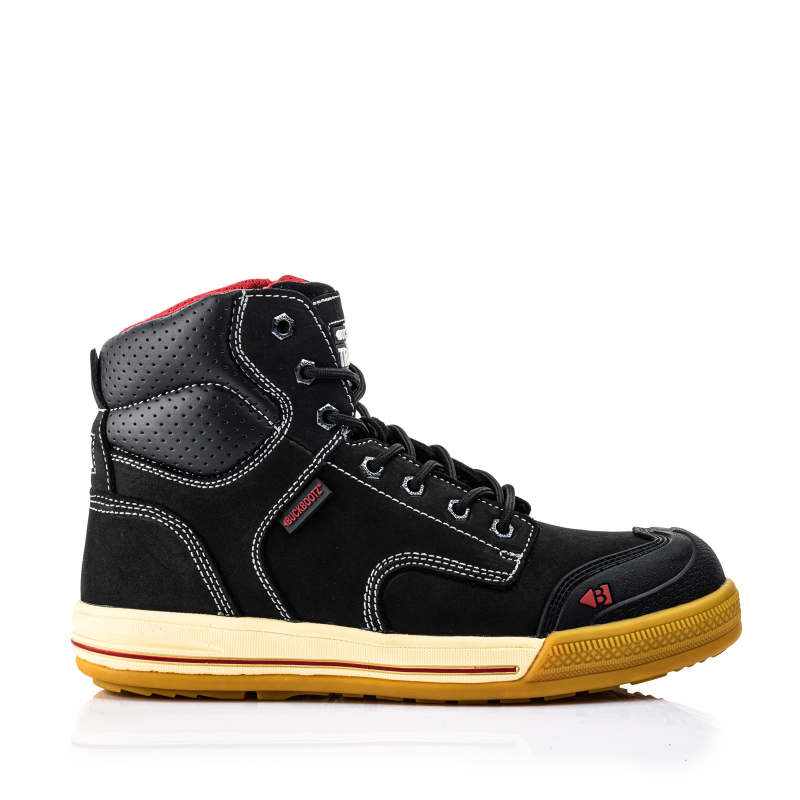 BuckBootz Werkschoen Largobay Sneaker Hoog Eazy S3 | Zwart | Maat 42 - 00.176.077.42 afbeelding