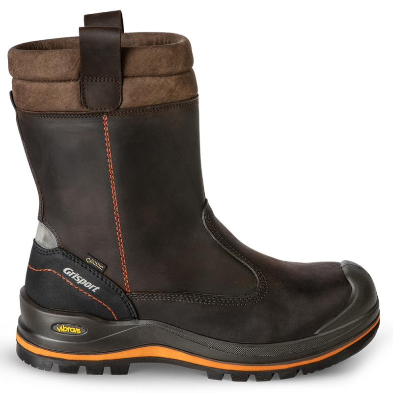Grisport Safety Ranger Laars Hound / 34007 S3 +KN | Bruin/Oranje | Maat 43 - 00.205.006.43